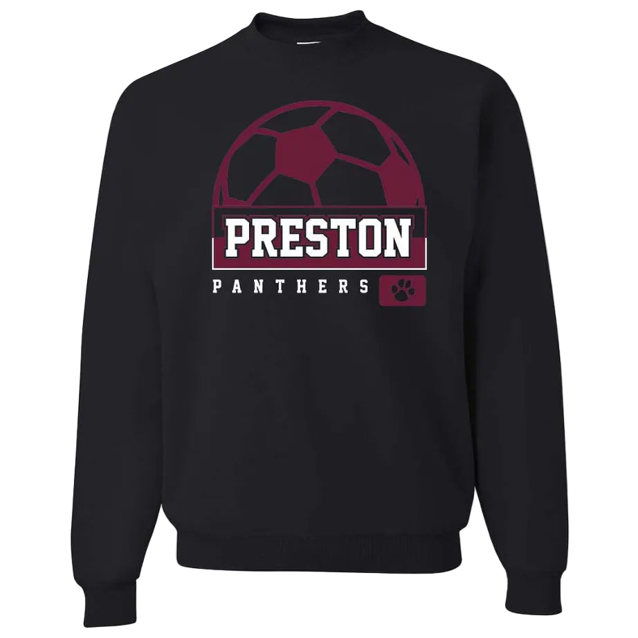 Preston High School Team Sweatshirt w/ Soccer Logo 