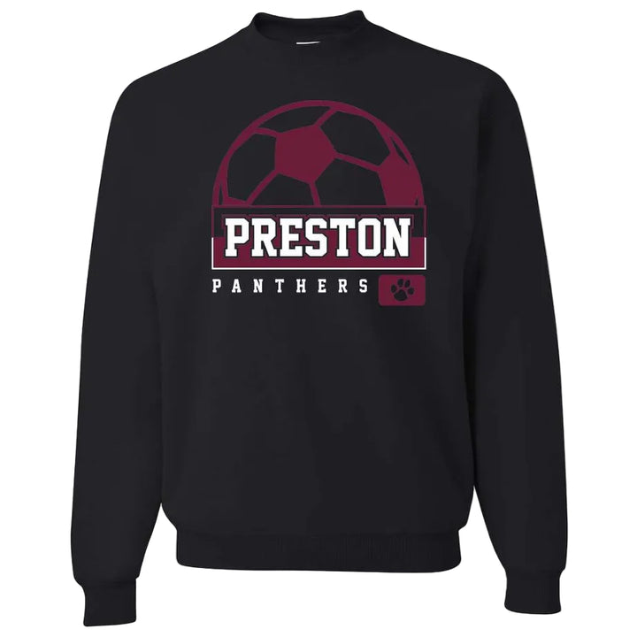 Preston High School Team Sweatshirt w/ Soccer Logo 