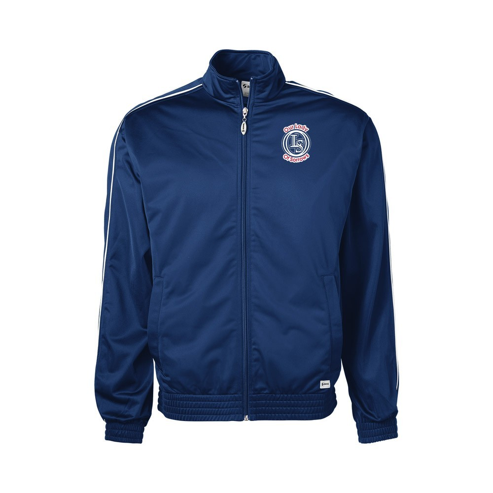 Our Lady of Sorrows School Navy Track Jacket w/ Logo