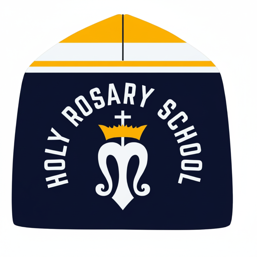 Holy Rosary School Spirit Knit Beanie w/ Logo 