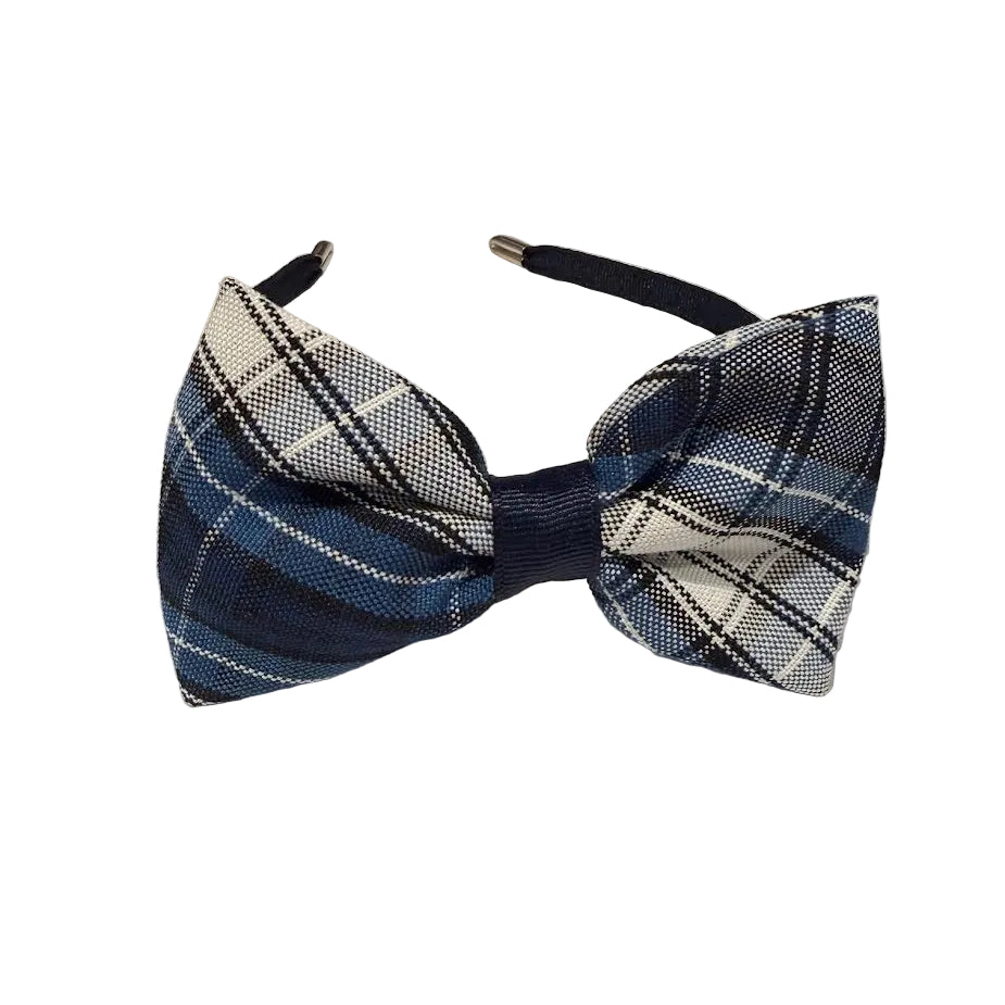 Medium Bow on Covered Headband
