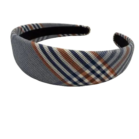Traditional Padded Headband with Metal Tip Ends