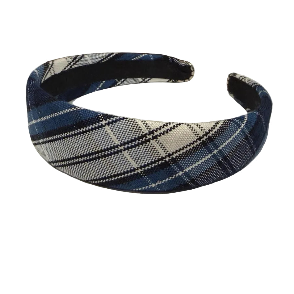 Traditional Padded Headband with Metal Tip Ends