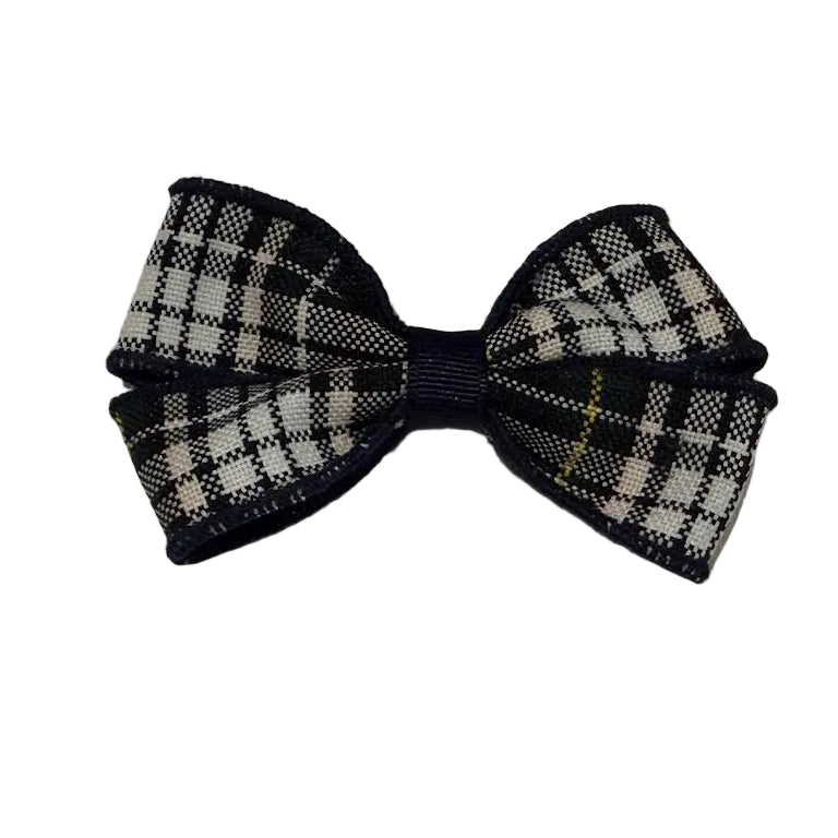 Small Plaid Bow