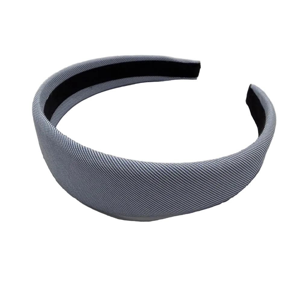 Wide Padded Traditional Light Blue Headband