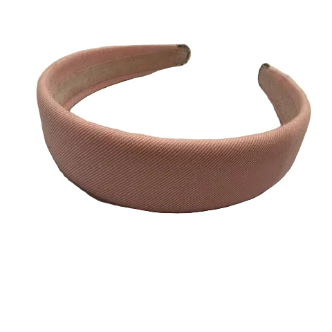 Traditional Padded Headband with Metal Tip Ends