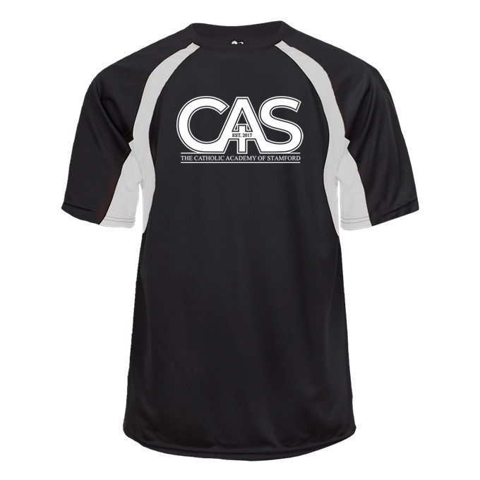 Catholic Academy of Stamford Spirit Hook Short Sleeve T-shirt w/ Spirit Logo 