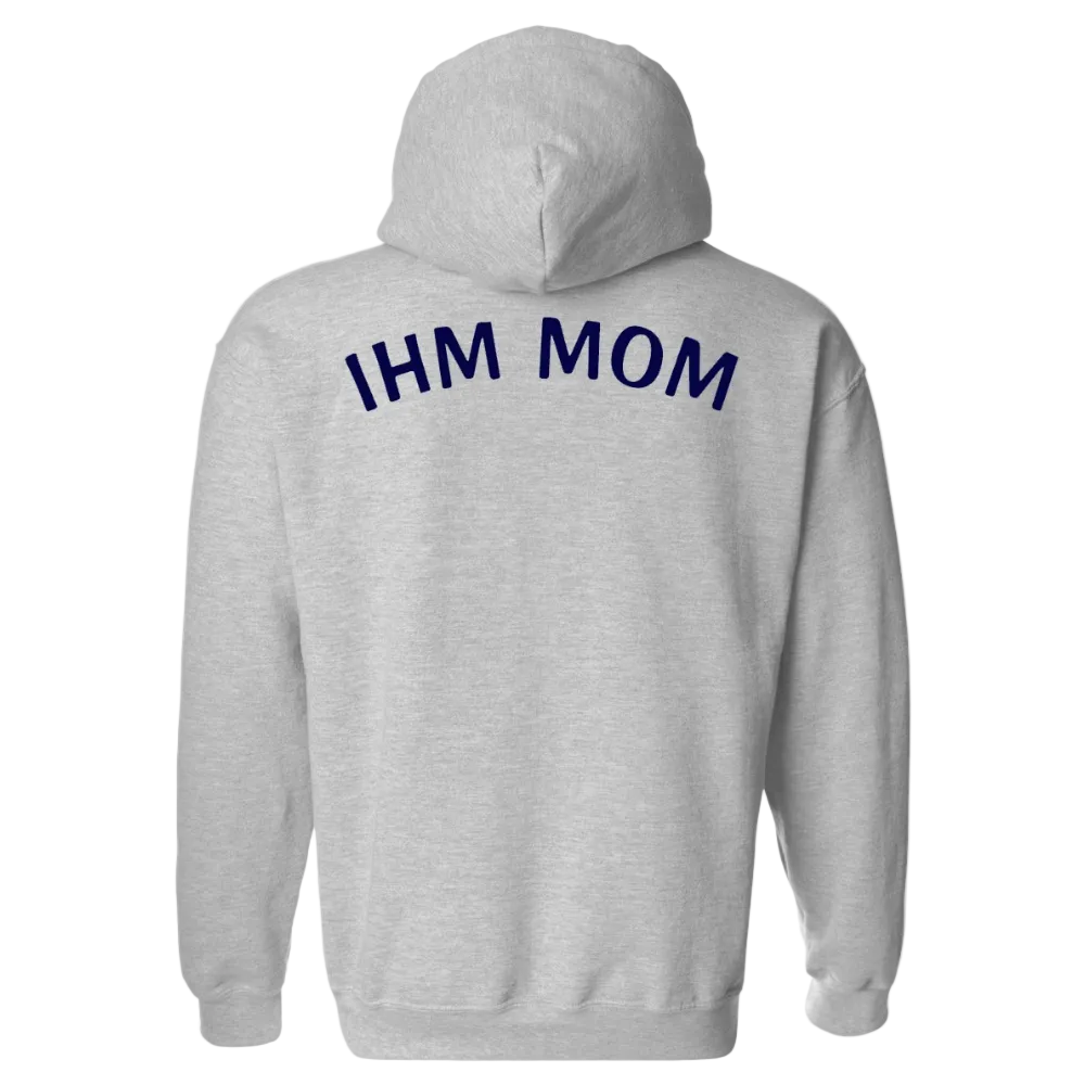 Immaculate Heart of Mary School Spirit Zip Hoodie w/ IHM Mom Logo 