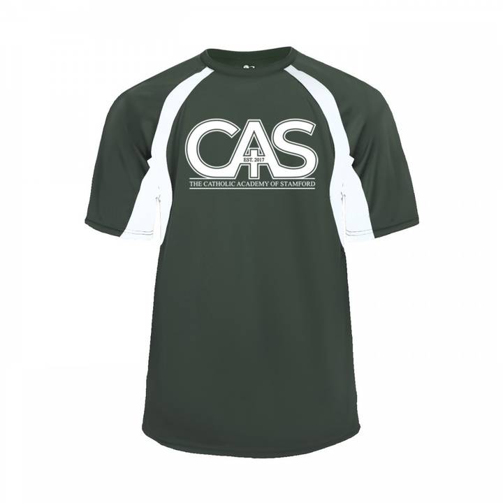 Catholic Academy of Stamford Spirit Hook Short Sleeve T-shirt w/ Spirit Logo 