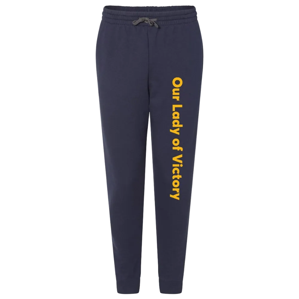 Our Lady of Victory School Spirit Joggers w/ School Name Logo 