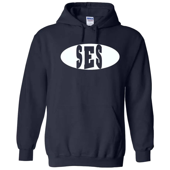 St. Eugene School Spirit Pullover Hoodie w/ Full Front SES Logo 