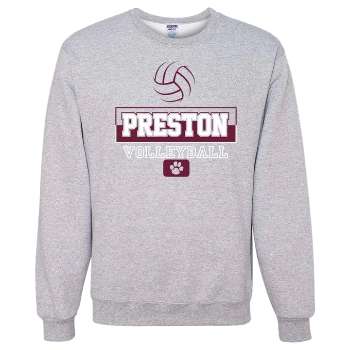 Preston High School Team Sweatshirt w/ Volleyball Logo 