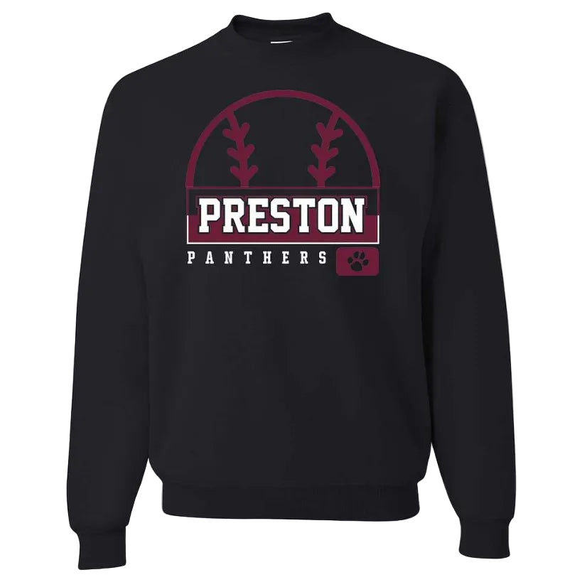 Preston High School Team Sweatshirt w/ Softball Logo 