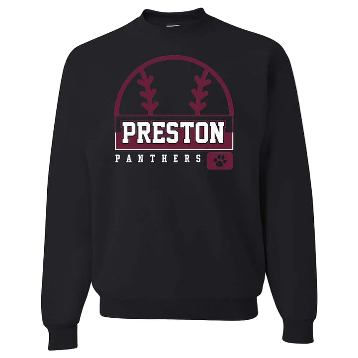 Preston High School Team Sweatshirt w/ Softball Logo 