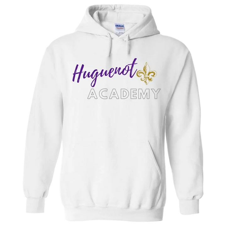 Huguenot Academy Spirit Pullover Hoodie w/ Logo 