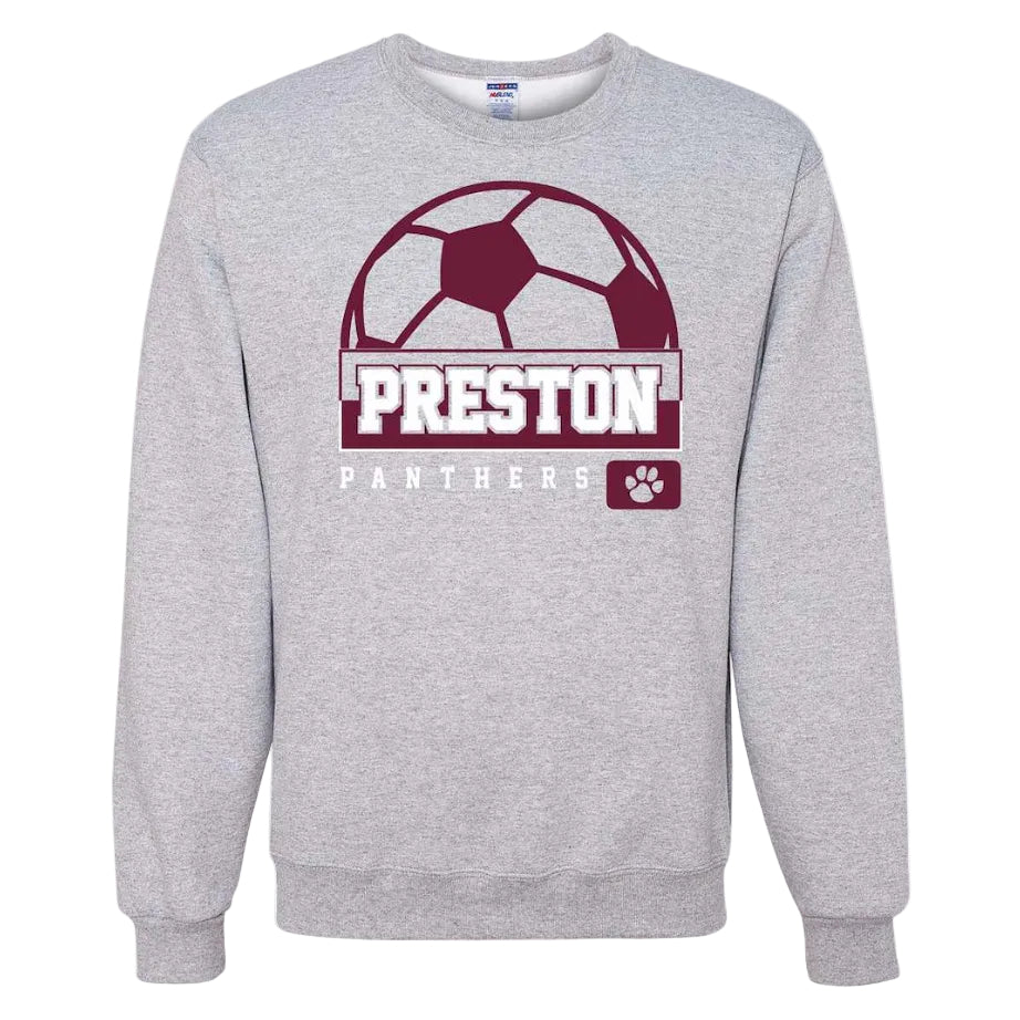 Preston High School Team Sweatshirt w/ Soccer Logo 