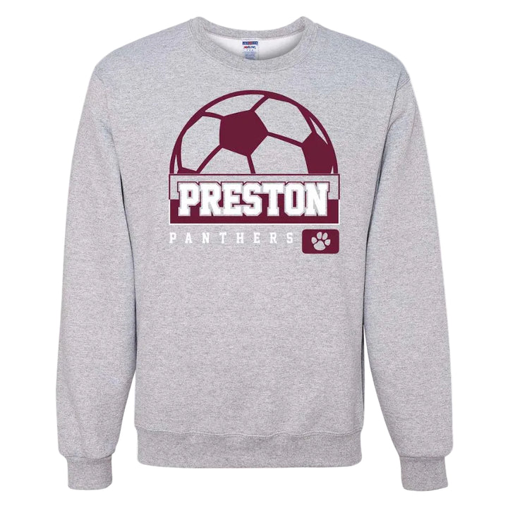Preston High School Team Sweatshirt w/ Soccer Logo 