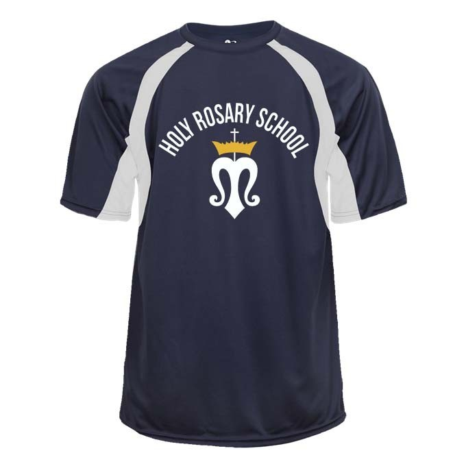 Holy Rosary School Spirit Hook Short Sleeve T-shirt w/ Logo 