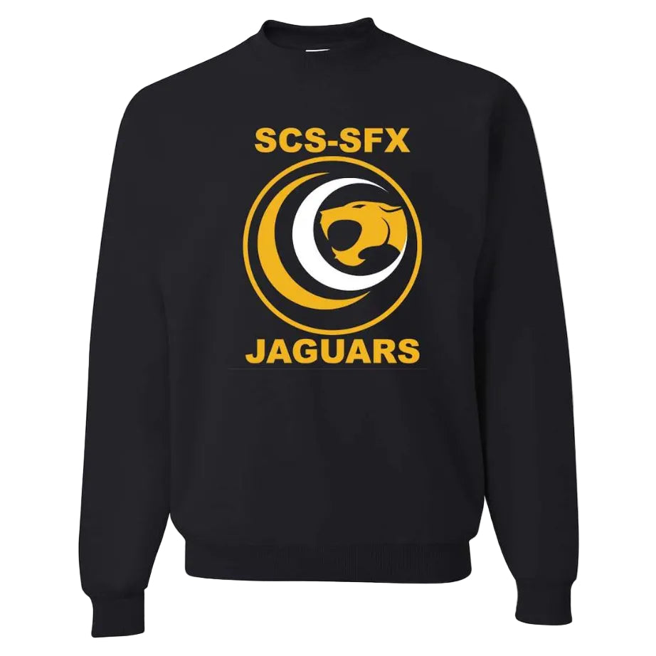 St. Clare of Assisi- St. Francis Xavier School Spirit Sweatshirt w/ Jaguar Logo 