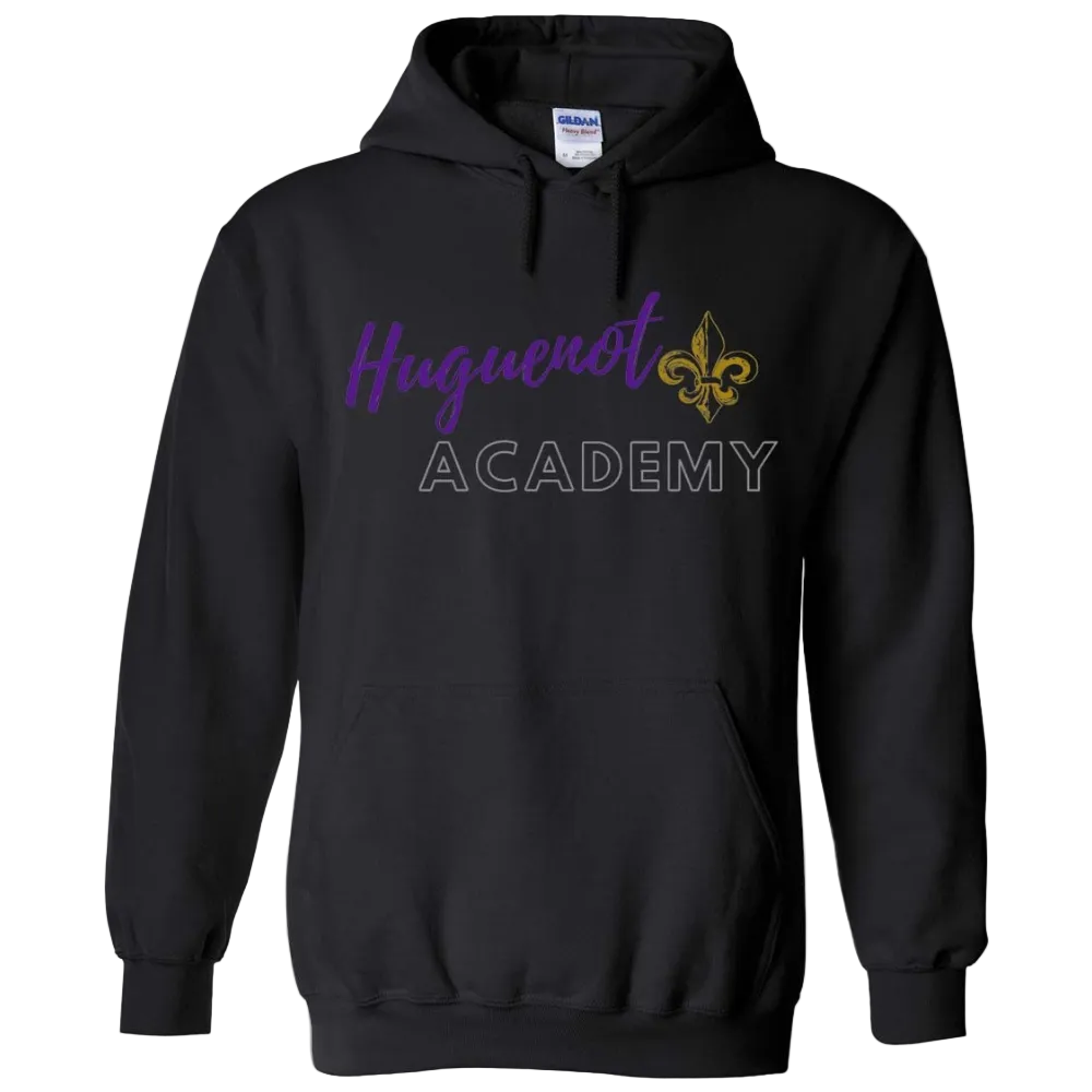 Huguenot Academy Spirit Pullover Hoodie w/ Logo 