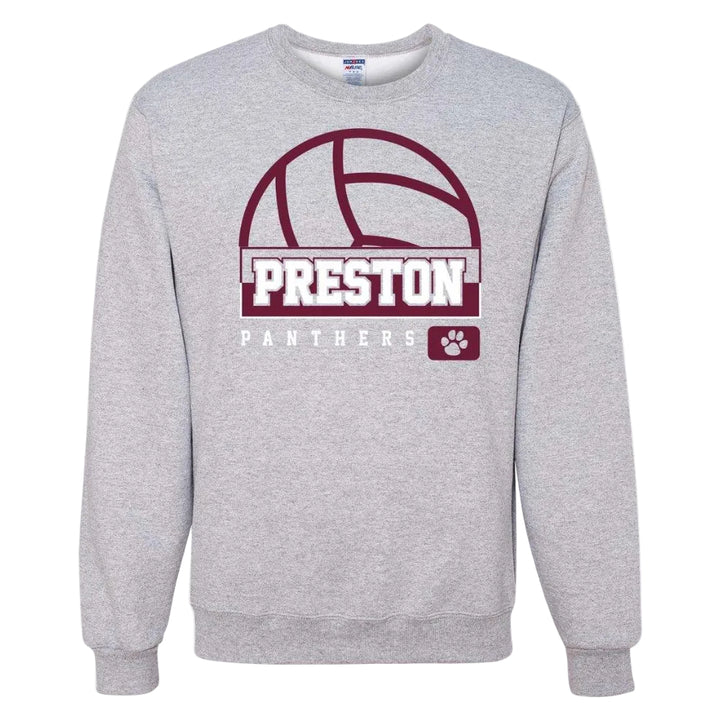 Preston High School Team Sweatshirt w/ Volleyball Logo 