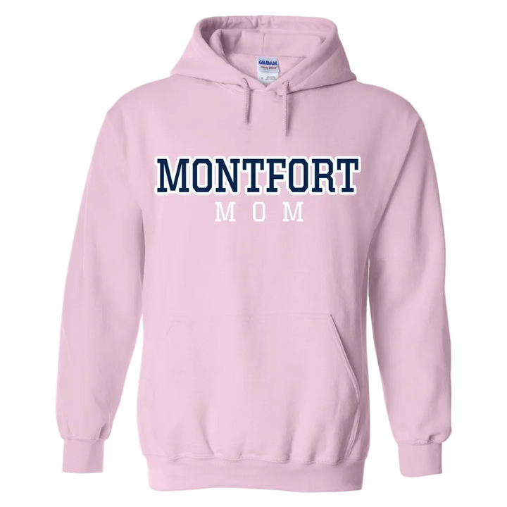 The Montfort Academy Spirit Pullover Hoodie w/ Montfort Mom Logo 