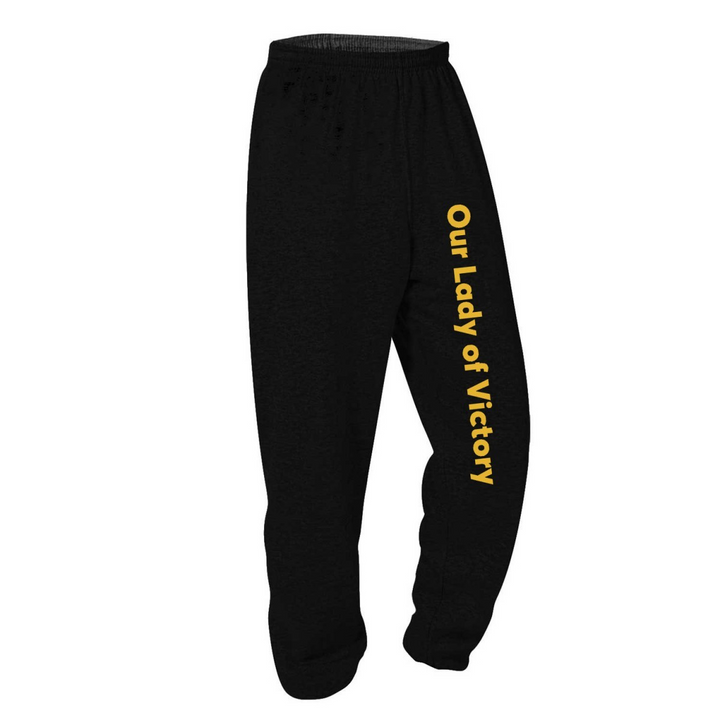 Our Lady of Victory School Spirit Sweatpants w/ School Name Logo 