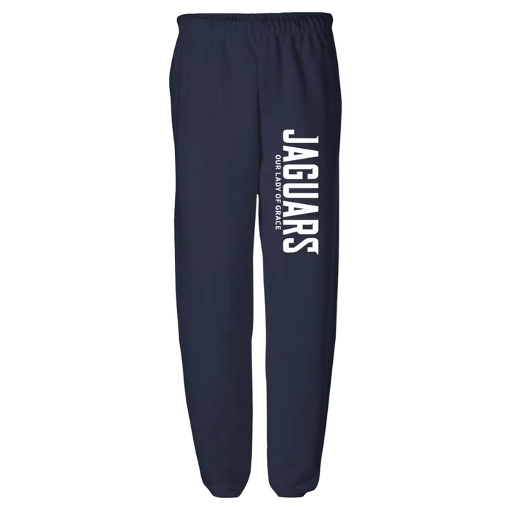 Our Lady of Grace School Spirit Sweatpants w/ Jaguars Logo 