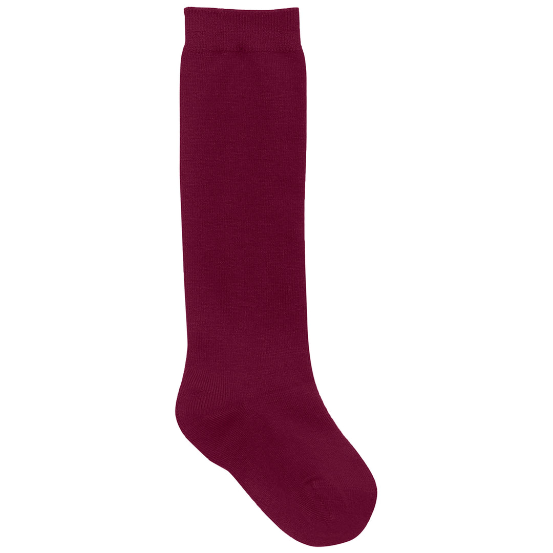 School Apparel Burgundy 3-Pack Bamboo Knee Highs
