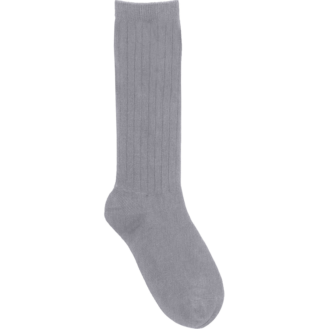 Grey 3-Pack Cable Knee Highs