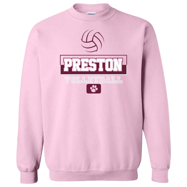 Preston High School Team Sweatshirt w/ Volleyball Logo 