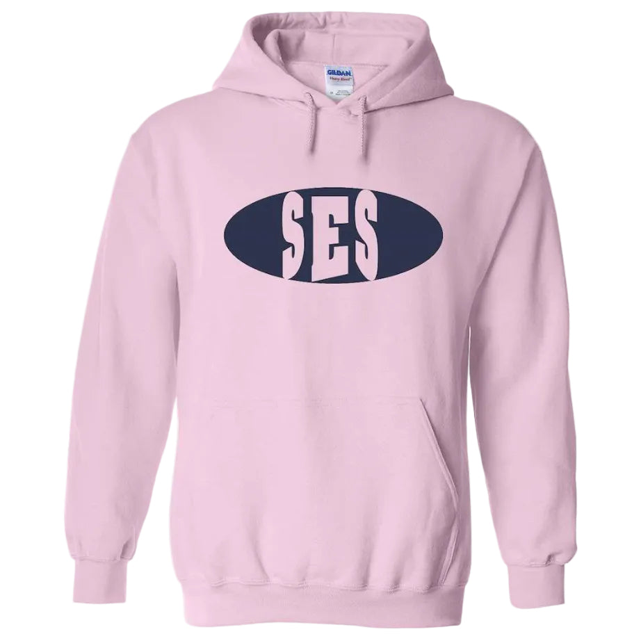 St. Eugene School Spirit Pullover Hoodie w/ Full Front SES Logo 