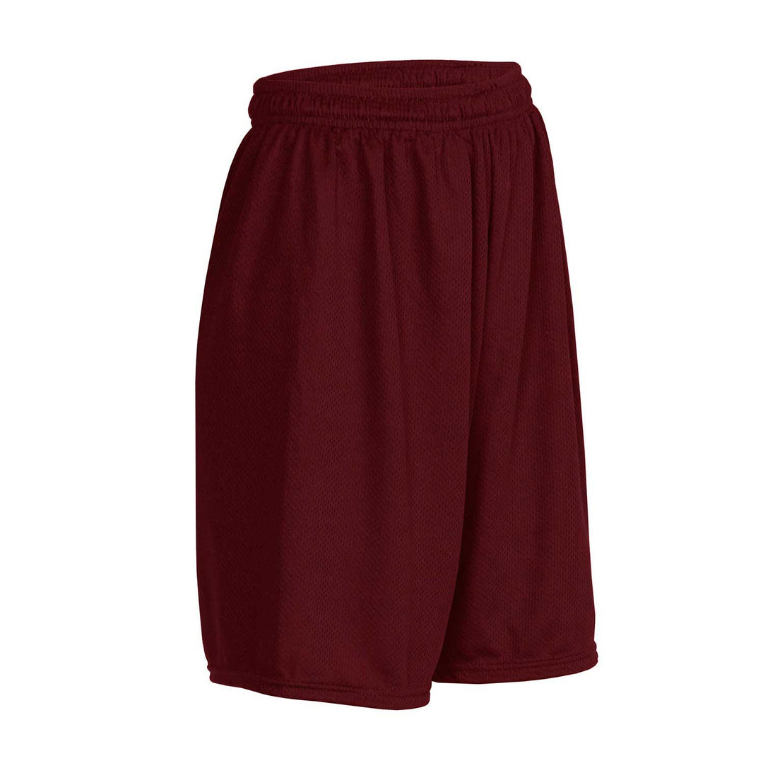 Maroon Mesh Ramco Gym Short