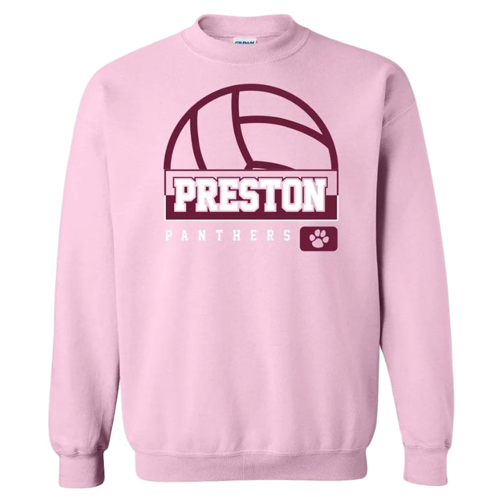 Preston High School Team Sweatshirt w/ Volleyball Logo 
