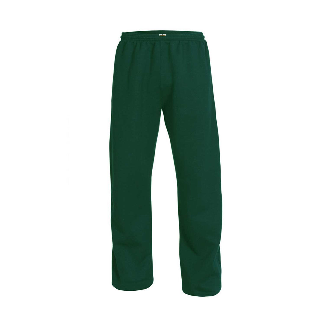 Green Open Bottom Sweatpants