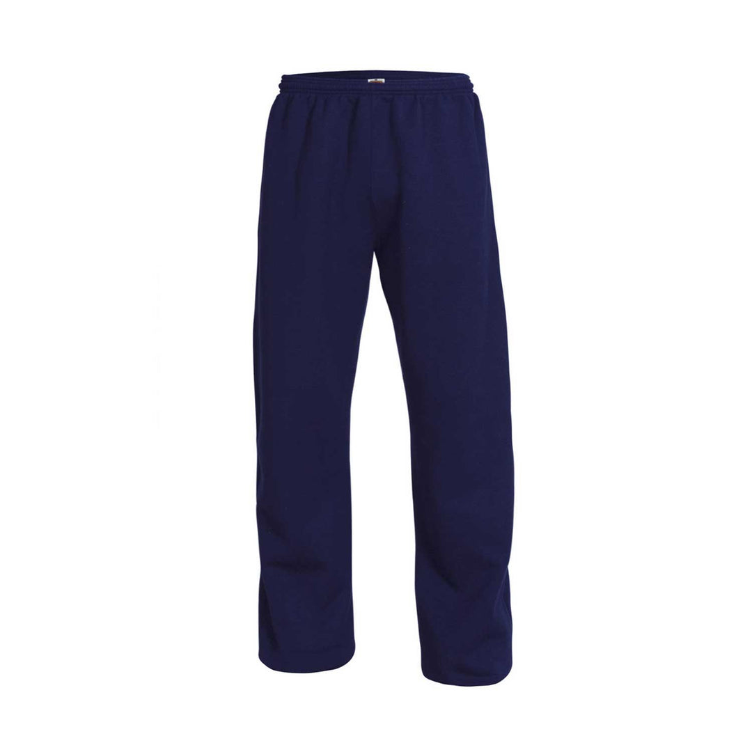 Navy Open Bottom Sweatpants