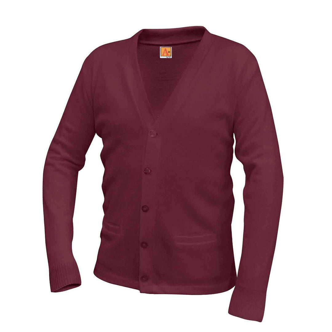 Wine 2 Pocket Cardigan