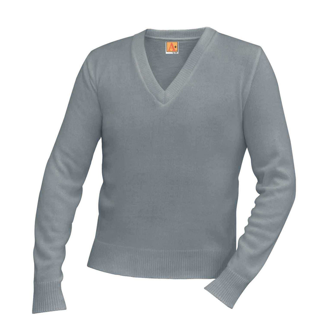 Grey Heather V-Neck