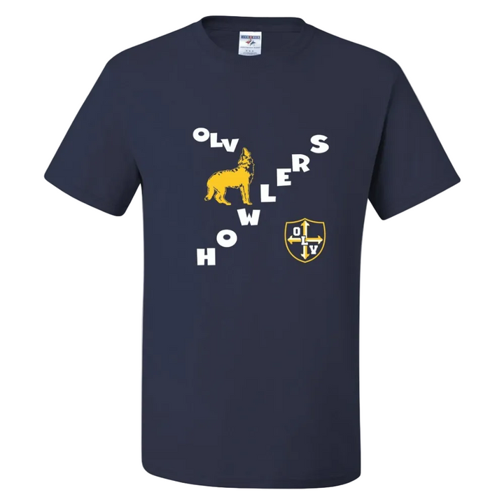 Our Lady of Victory School Spirit Short Sleeve T-Shirt w/ Howlers Logo 