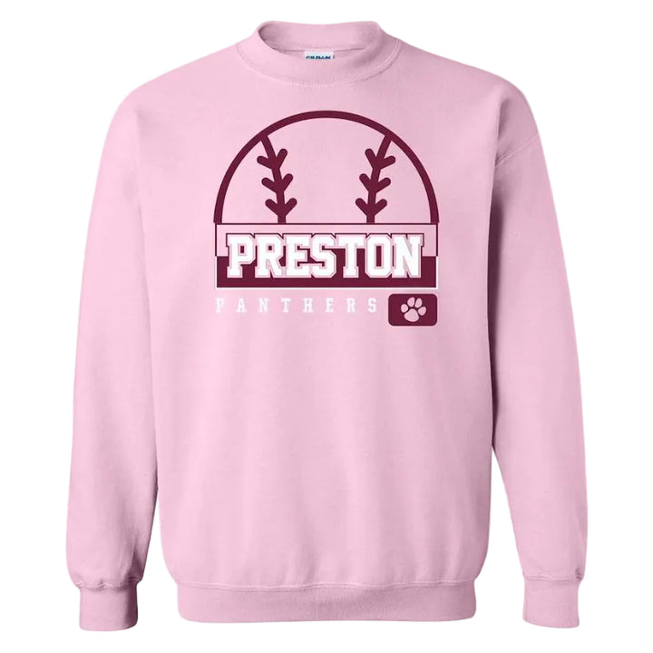 Preston High School Team Sweatshirt w/ Softball Logo 