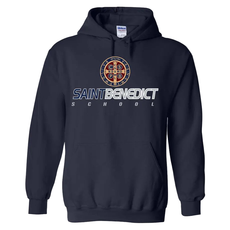 St. Benedict School Spirit Pullover Hoodie w/ School Logo 