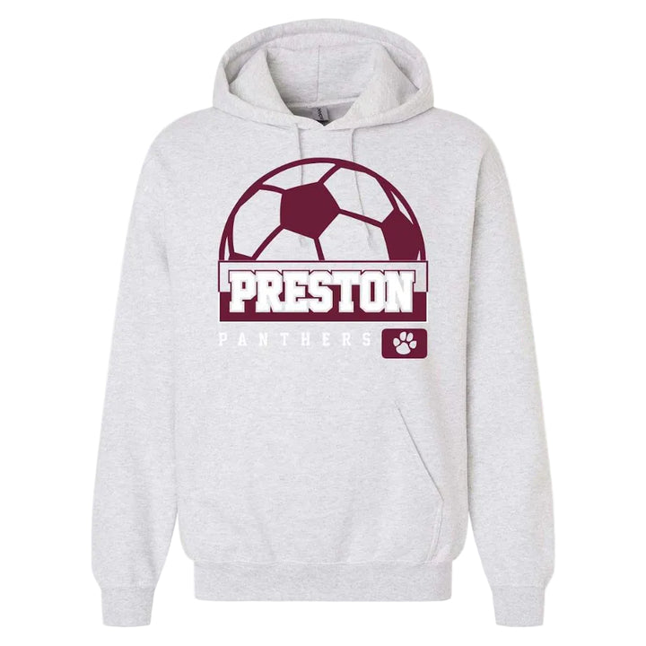 Preston High School Team Pullover Hoodie w/ Soccer Logo 