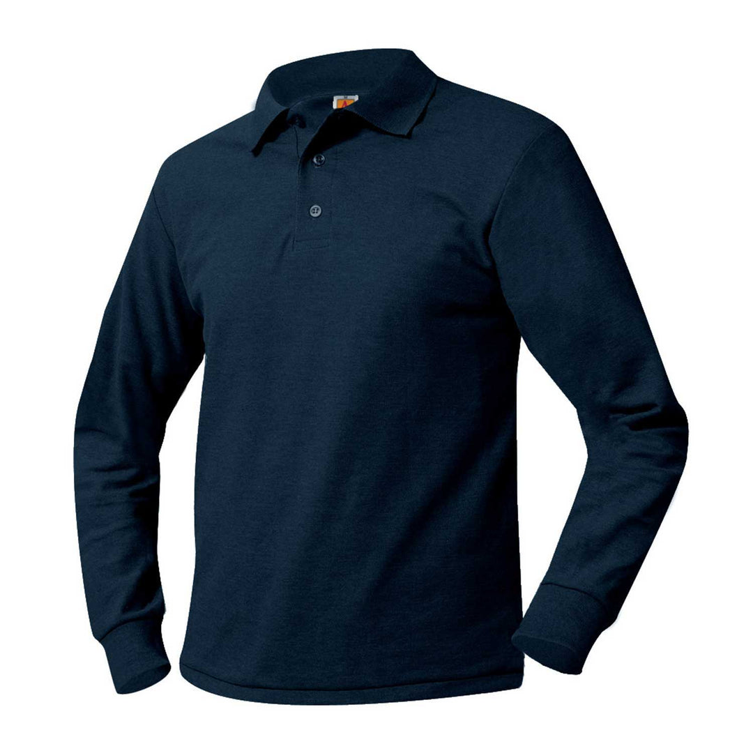 Dark Navy Long Sleeve Polo