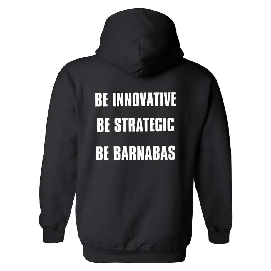 St. Barnabas Elementary School Spirit Pullover Hoodie w/ Full Front Gym Crest Logo 