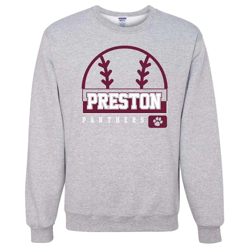 Preston High School Team Sweatshirt w/ Softball Logo 