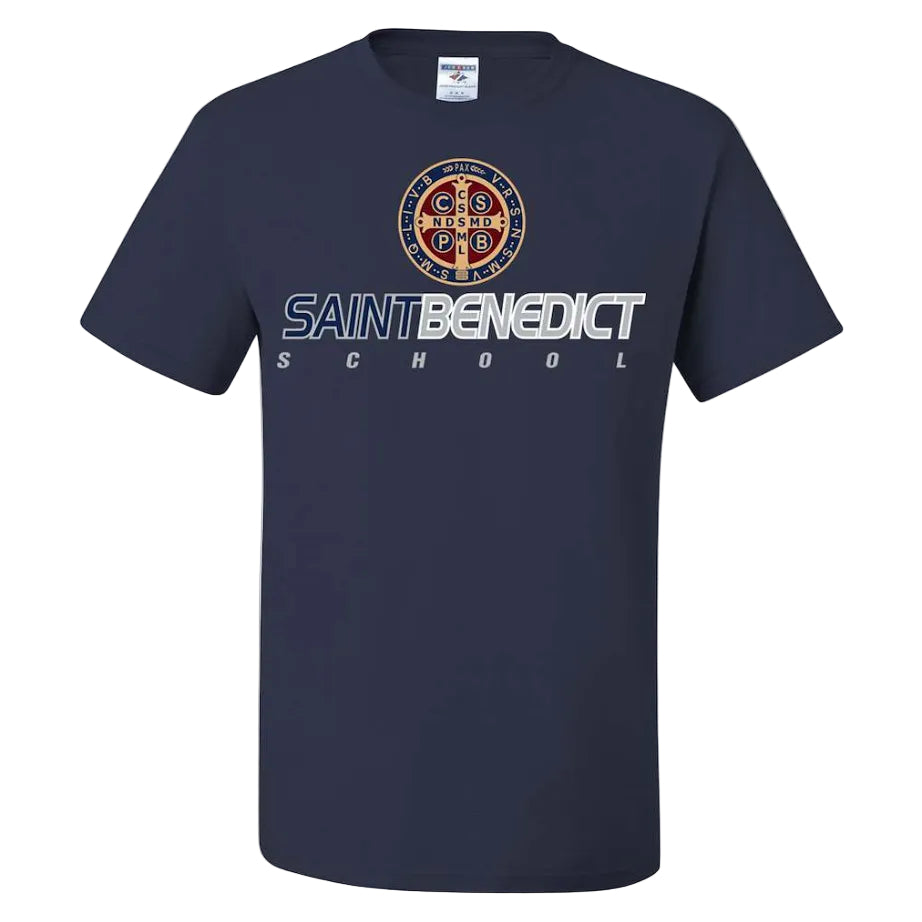 St. Benedict School Spirit Short Sleeve T-Shirt w/ School Logo 