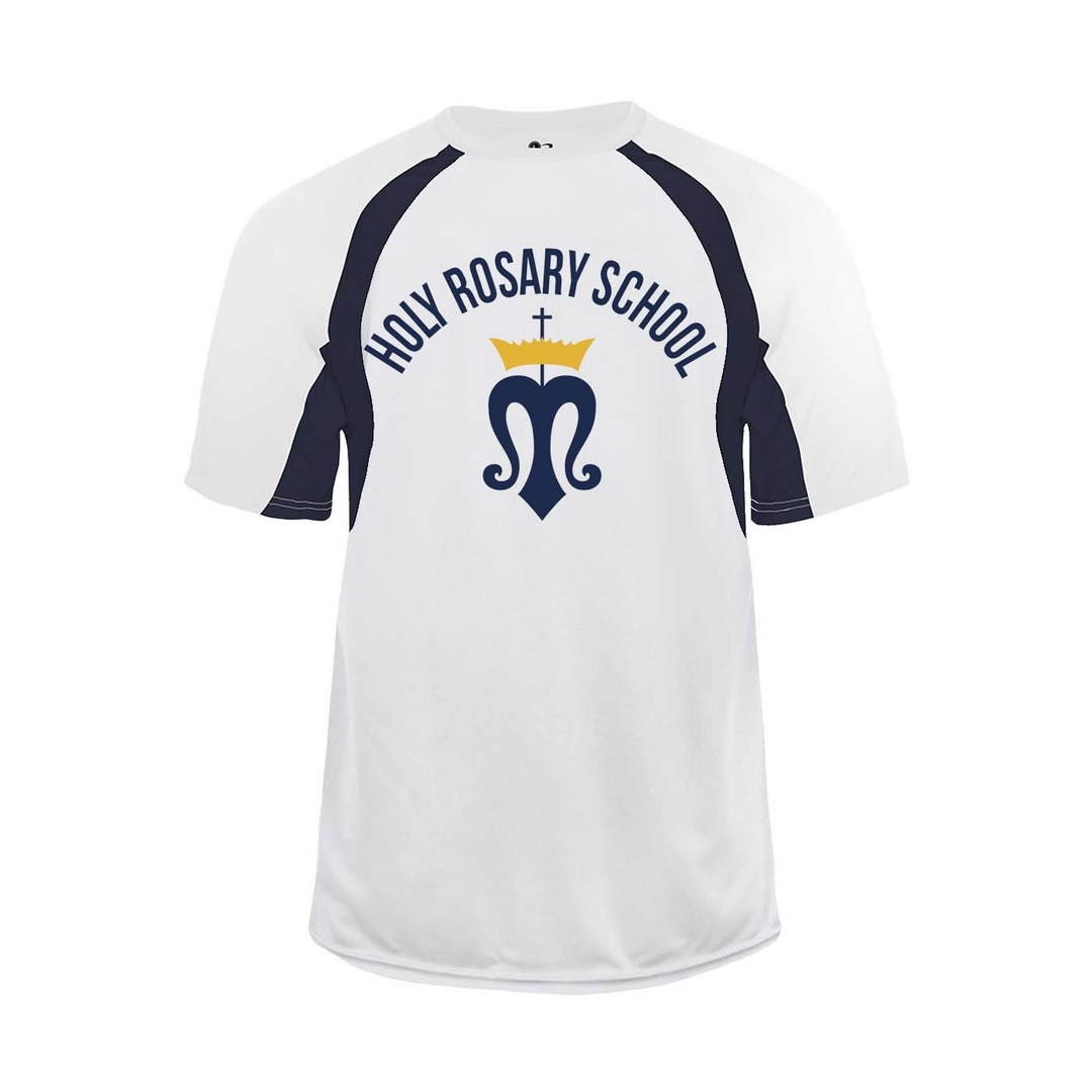 Holy Rosary School Spirit Hook Short Sleeve T-shirt w/ Logo 