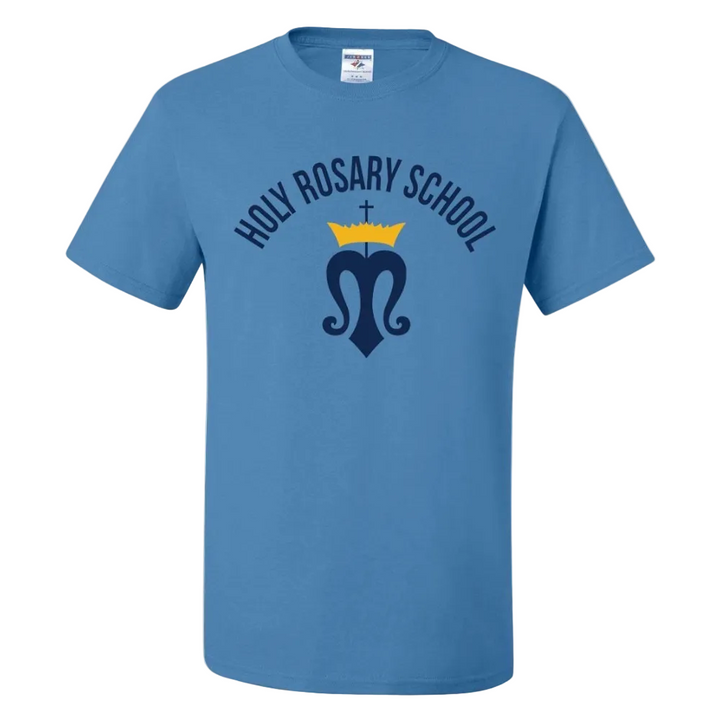 Holy Rosary School Spirit Short Sleeve T-Shirt w/ Logo 
