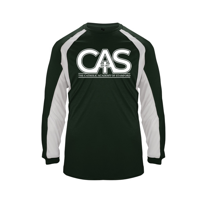 Catholic Academy of Stamford Spirit Hook Long Sleeve T-shirt w/ Spirit Logo 