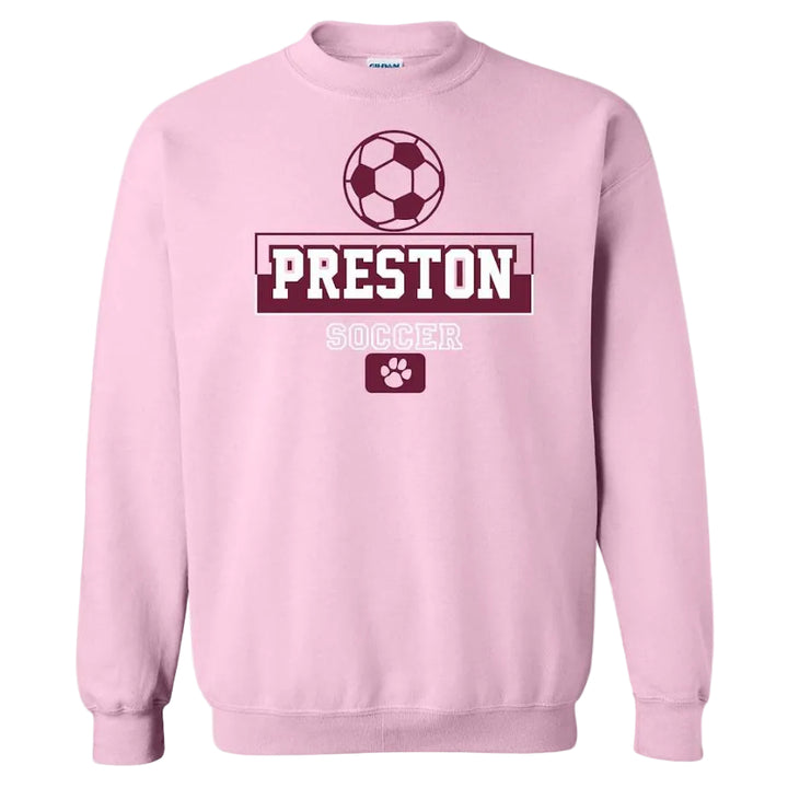 Preston High School Team Sweatshirt w/ Soccer Logo 